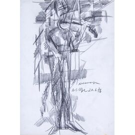 Violinista III - Aleksandar Jeremić Cibe - CIBE-37