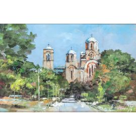 Crkva Svetog Marka u zelenilu - Branko Dimitrijević - BD-695