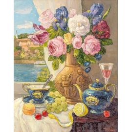 Čajanka sa pogledom na beogradskog Pobednika - Olja Nikonova - ON-210