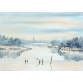 Maglovito jutro na jezeru - Predrag Dojkić - PD-170