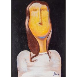 Portret brinete - Ljubodrag Janković Jale - JALE-46