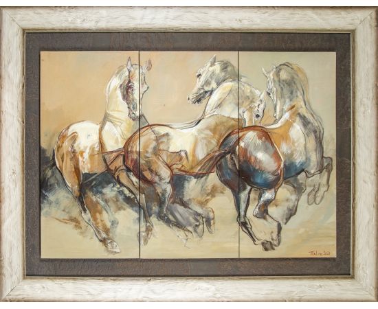 Četiri konja u galopu - Dragan Petrović Pavle - DPP-524