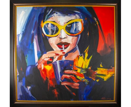 Dama sa naočarima - Dragan Petrović Pavle - DPP-631