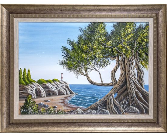 Maslina i svetionik - Jadran Đukić - JĐ-64