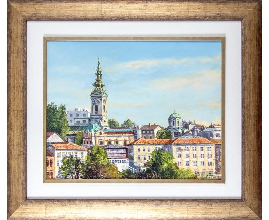 Beograd pod vedrim nebom - Aleksandar Saša Obradović - SO-224