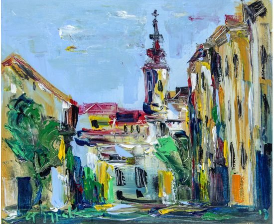 Letnje jutro u Beogradu - Stojan Đurić - SĐ-48