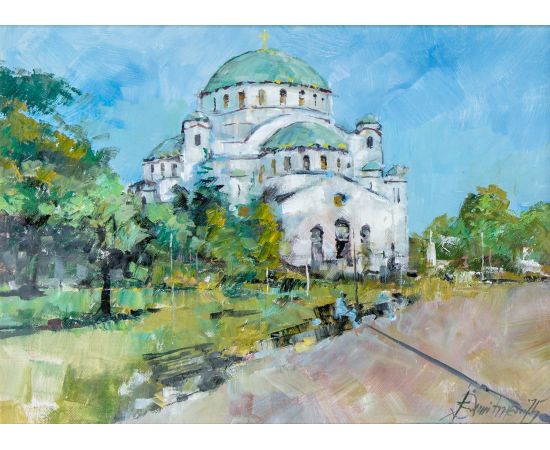 Beogradska svetlost nad Hramom - Branko Dimitrijević - BD-683