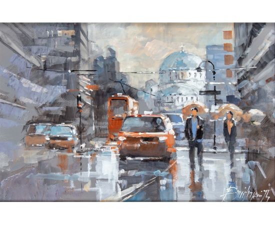 Kišni trenuci Beograda - Branko Dimitrijević - BD-694 Kišni trenuci Beograda - Branko Dimitrijević - BD-694