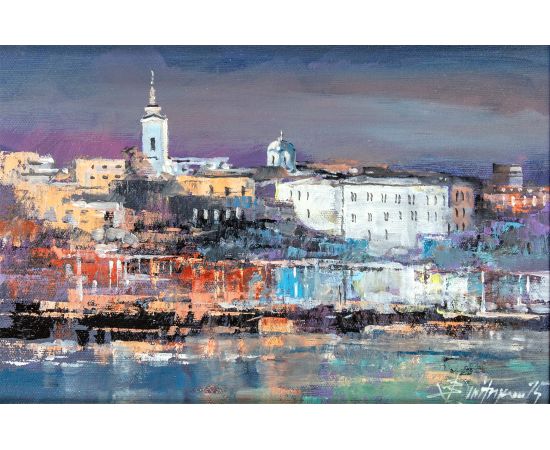 Beograd u večernjoj tišini - Branko Dimitrijević - BD-709