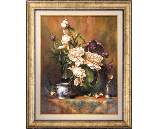 Mrtva priroda sa božurima - Ljiljana S.Milinković - LJM-328