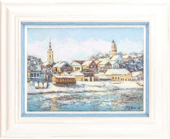 Stari Zemun pod snegom - Olja Nikonova - ON-242