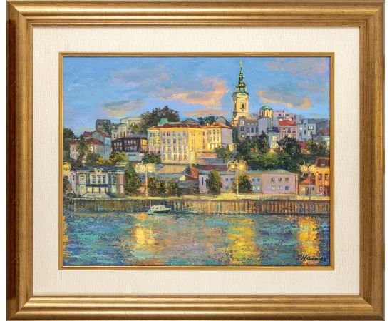 Letnje jutro na Savi - Olja Nikonova - ON-257