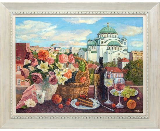 Predah sa pogledom na Hram Svetog Save - Olja Nikonova - ON-261
