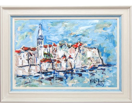 Pogled na Rovinj - Vojo Vlahović - VV-19